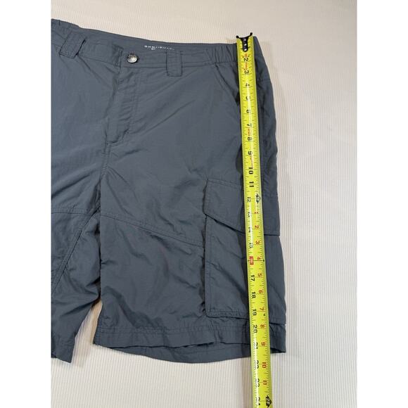 Columbia Omni-Shade Cargo Shorts Men’s 34W Gray Nylon Sun Protection Hiking - Picture 5 of 8